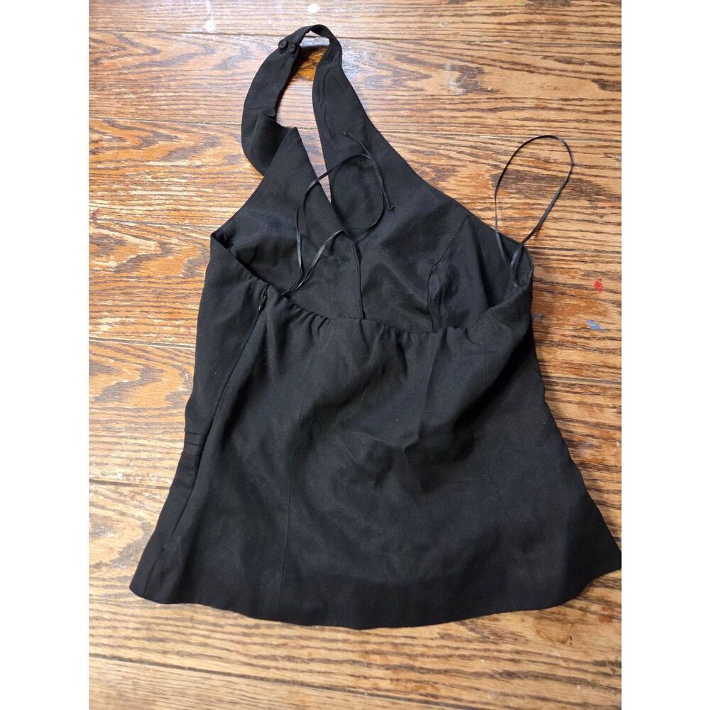 Reformation Black Tate Halter Top in Size 2 - Picture 4 of 4